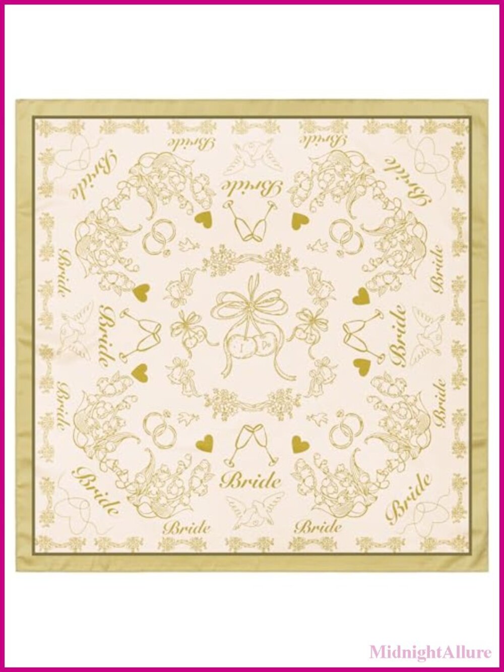 Satin Silk Feel Head Scarf 27.5" Square Bandana Women Bridal Neckerchief